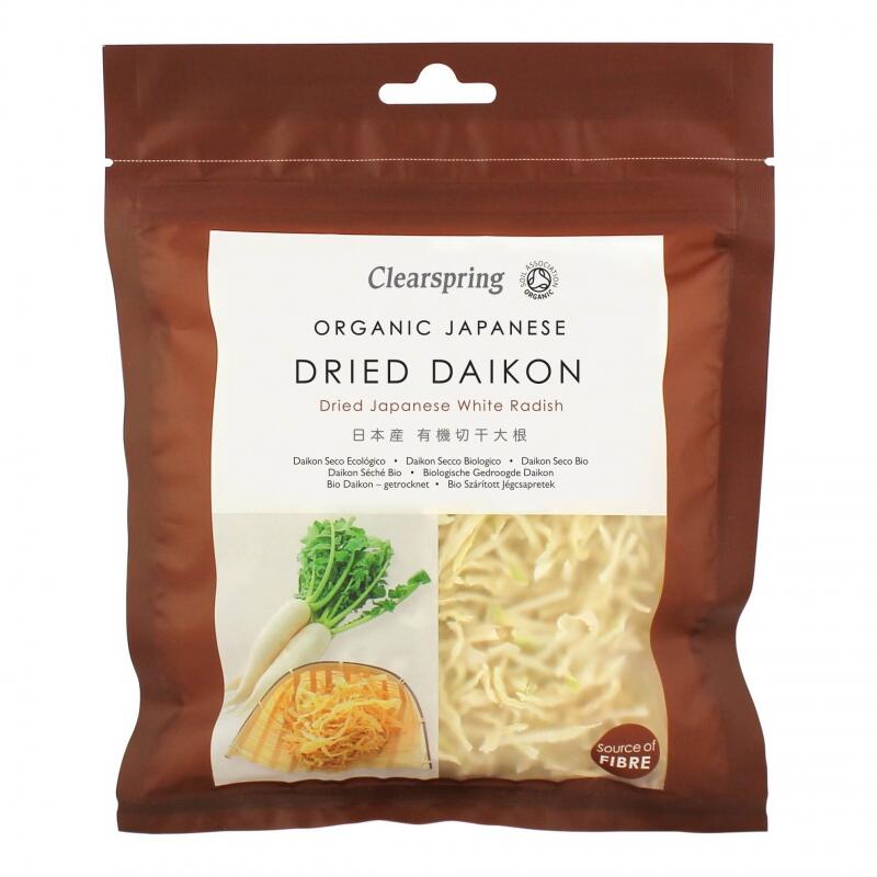 Dried daikon van Clearspring GEEN BIO, 6 x 30 g